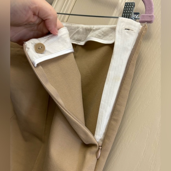 Land’s End Women’s seamed Ponte side zip skinny pants - Picture 3 of 4